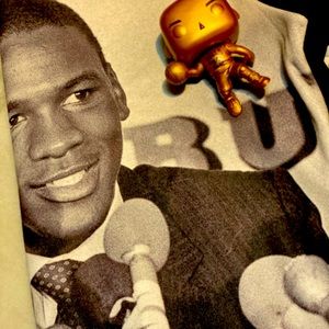 KIZZ & Tell Jordan silk print longsleeve crew XL